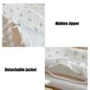 Multifunctional Babynest Lounger Infants Rest Cushion Portable Newborns Bed for Girls Boys Comfortable Travel Bed Cot