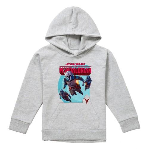 Star Wars Mandalorian Barn/Barn Attack Heather Hoodie