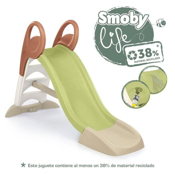 Slide - Smoby - Life KS - 38% Recycled - Water Connection - Anti-slip
