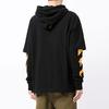 Off-White Caravaggio Painting Double Sleeve Hoodie Black/Multicolor Men Tops OMBB087F21FLE0061084