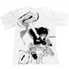 Anime Dark Printed Hunter X Hunter Tshirt Y2k Style Printed Mens and Womens Fashionable Short Sleeved Casual Tshirt