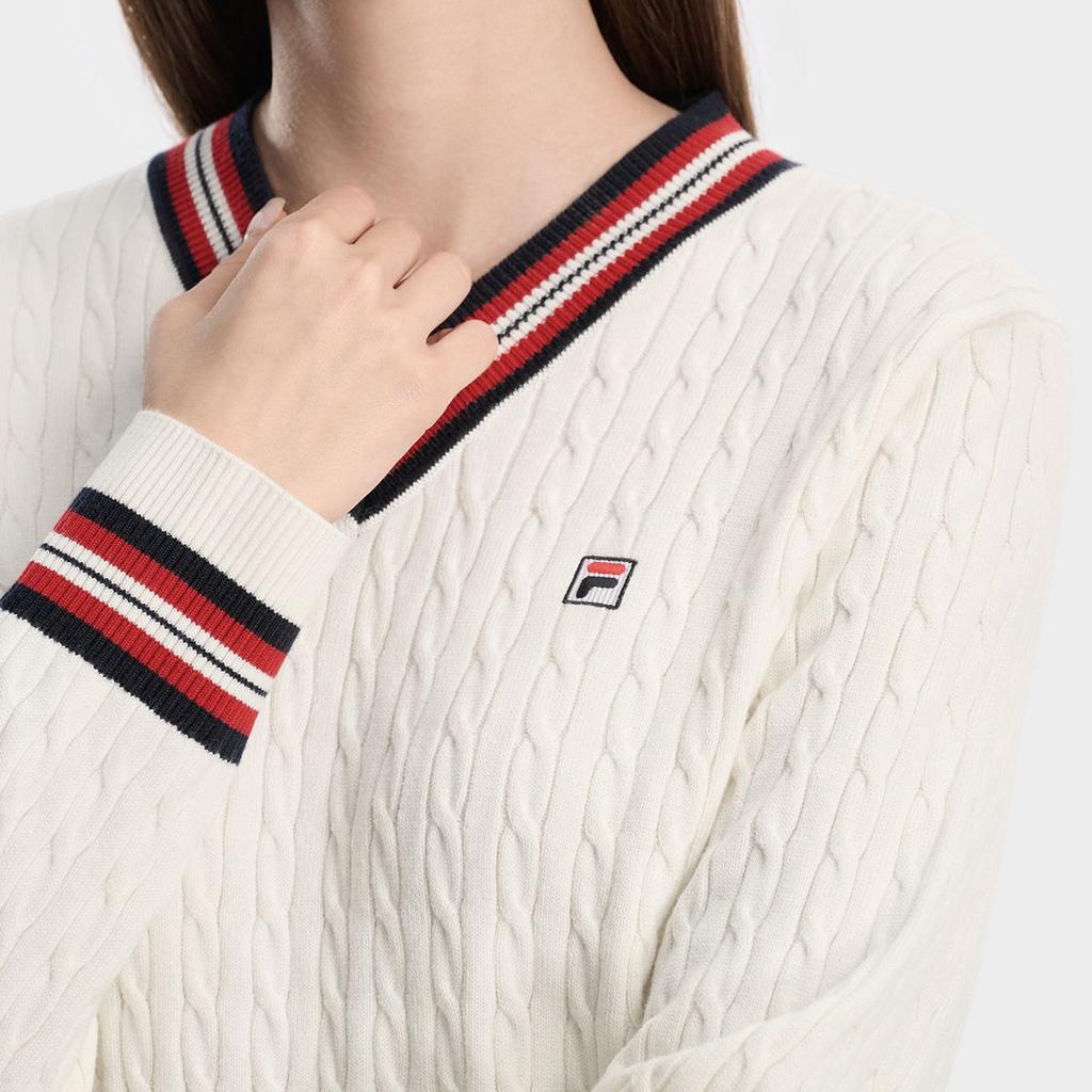 FILA Heritage Sweater Women's Cloud White F11W618412FWT
