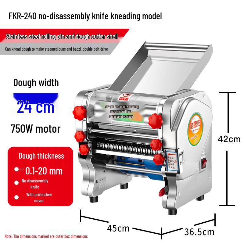 Электрическая лапшерезка без разборки: Полностью автоматическая коммерческая и бытовая машина для раскатки и замешивания теста