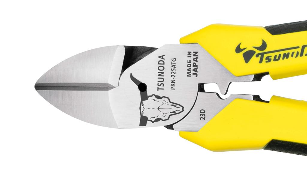 Tsunoda Power Hard Wire Nippers with Crimp Function 225mm PKN-225ATG