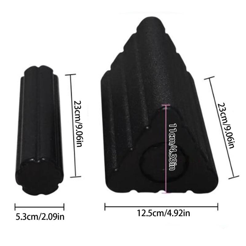 Mattone Yoga Multiuso con Rulli in Plastica Portatili Accessori Fitness Adatto per Recupero Muscolare Schiena Collo Gambe