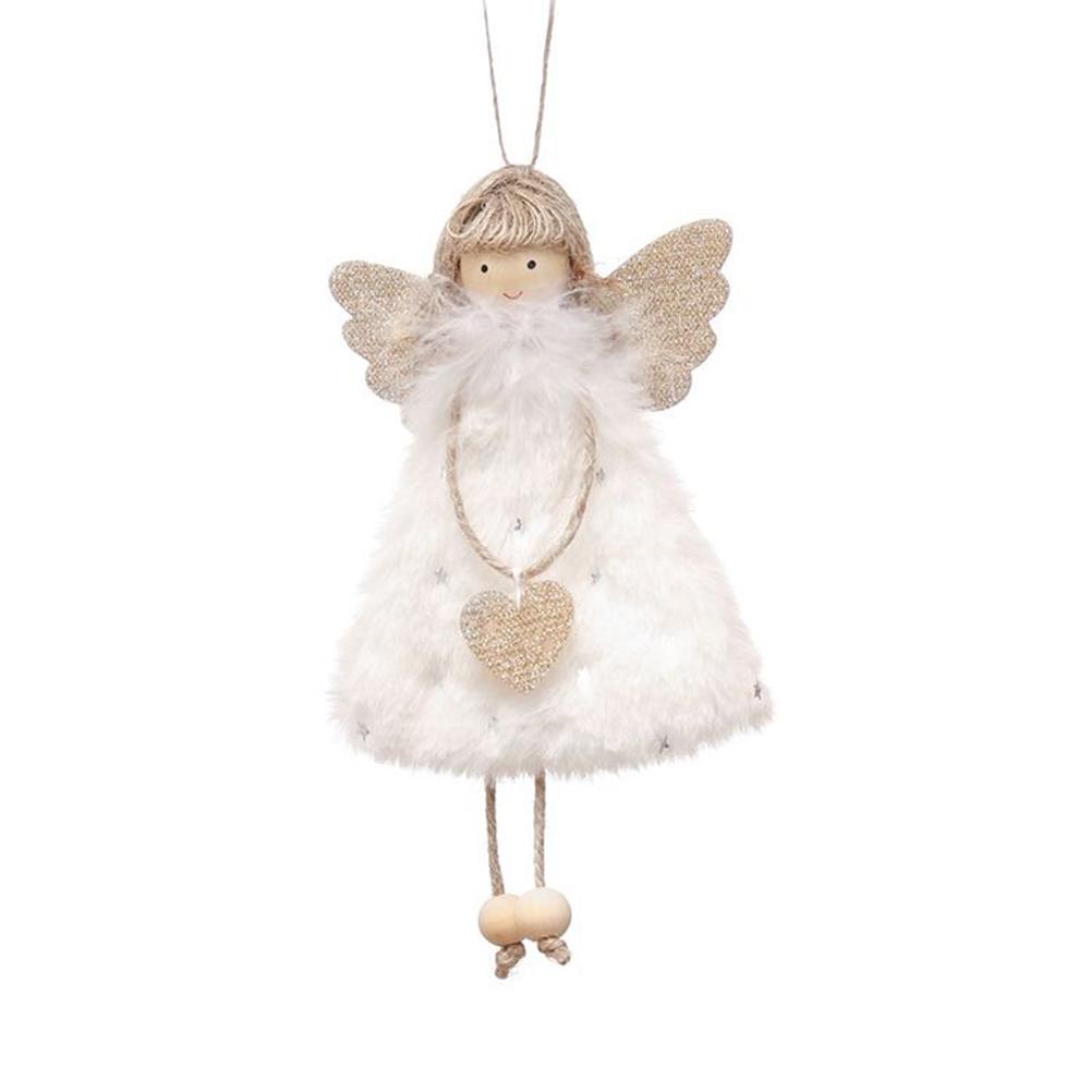 Christmas Angel Doll Pendant Xmas Tree Hanging Plush Table Decor Party Ornaments For Home Ornaments/Christmas Table Decorations