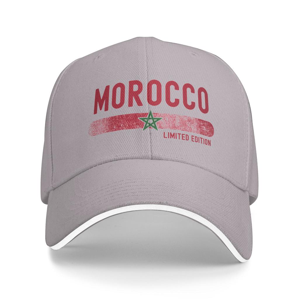 Spring Casual Baseball Cap Morocco Flag Camping Hip Hop Hats For Unisex Unisex Hot Sale  Fashion Baseball Caps