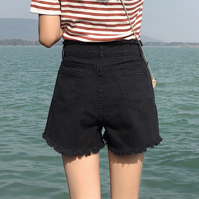 Women Show Thin Loose Shorts Denim Shorts Women Summer High Waist Denim Shorts