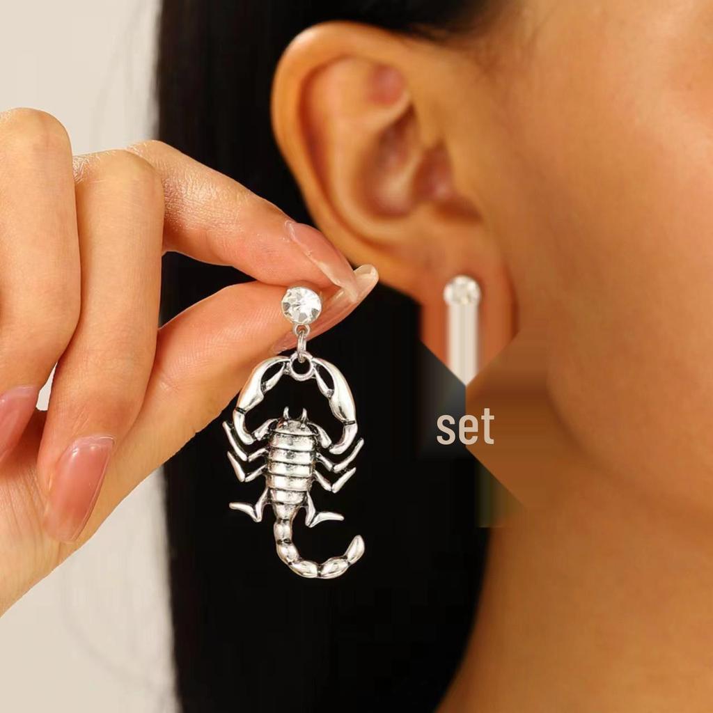 Edgy Punk Scorpion Europeanamerican Earrings Animal Ear Cuff Sweet Cool Style