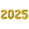 Digital Balloon 2025 Aluminum Film Set New Year'S Decoration Arrangement 16 Inches 32 Inches 40 Inches Digital Combination Independent Packaging