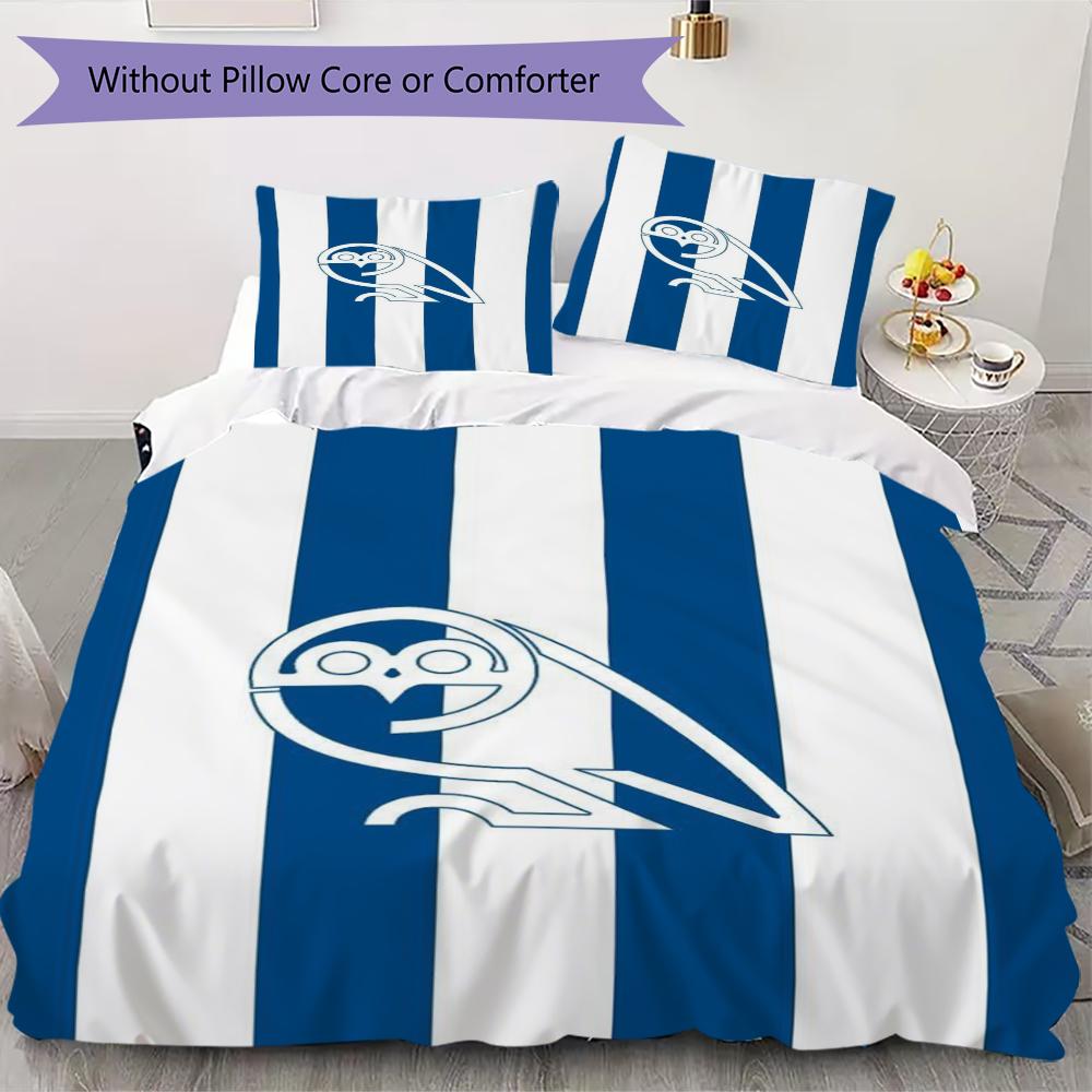 

sheffield wednesday Pattern Bedding uilt Set uilt Cover Pillowcase Home Decoration Birthday Gift (1 * duvet cover + 2 * pillowcase without core) 155x200cm