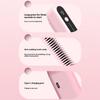 2 In 1 Wireless Professional Hair Straightener Curler Heating Tools Brush Curling Fast Styling Ion Comb Straightening Negat