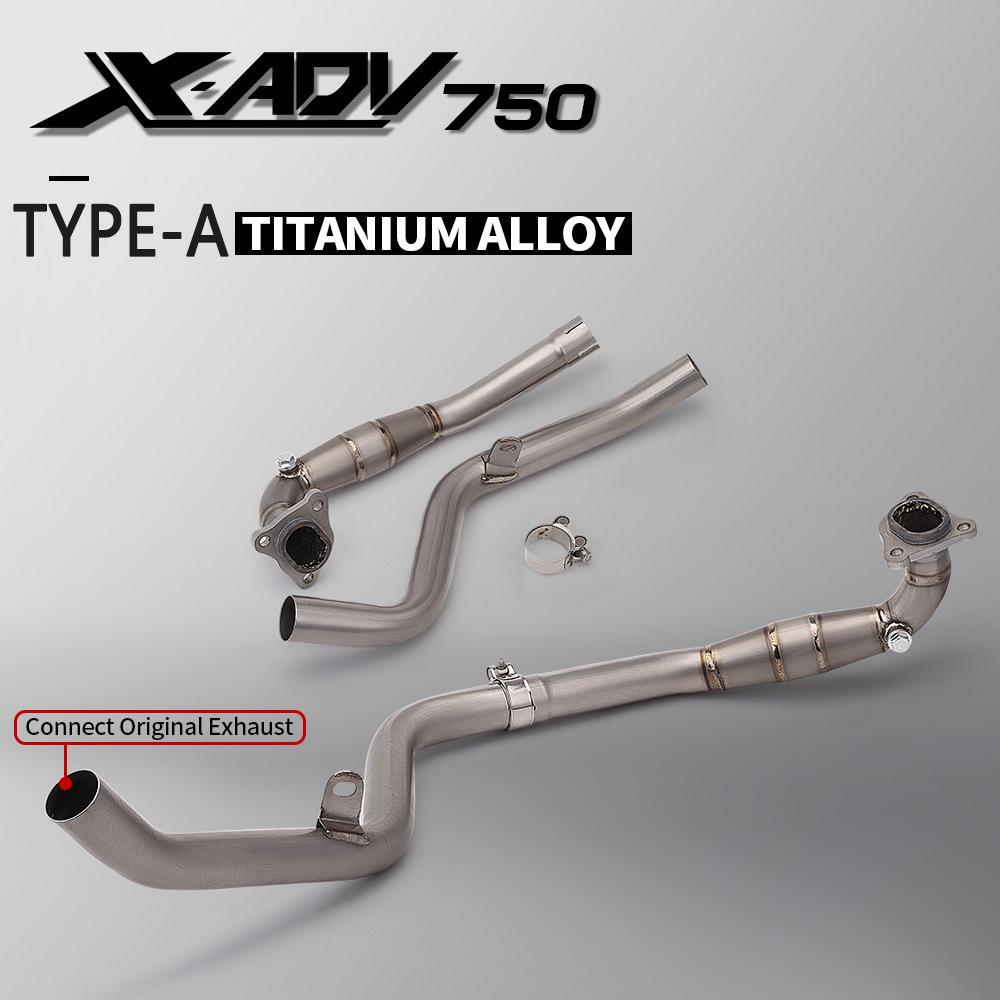 X-ADV 750 Modified Titanium Alloy Motorcycle Exhaust Tail Pipe