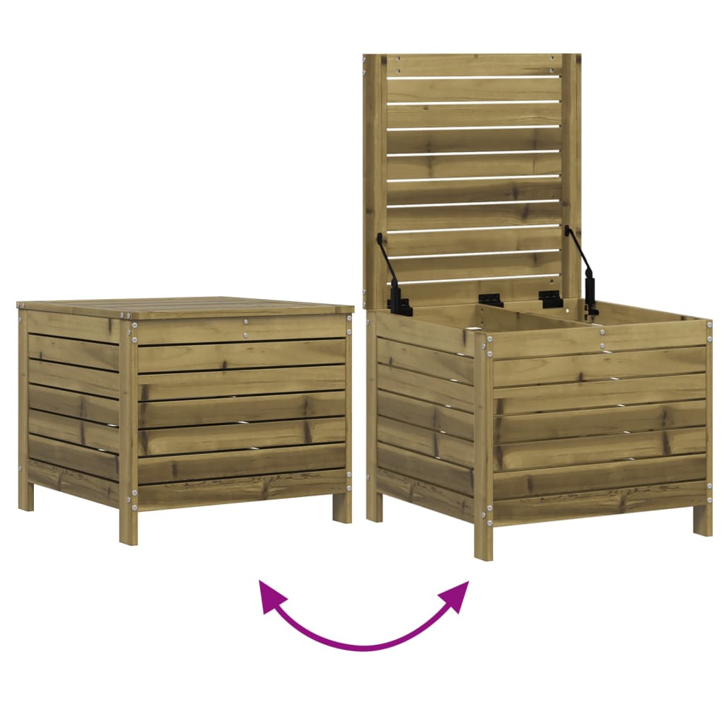 Garden Stool 62 x 63.5 x 53.5 cm Pressure Treated Pine Wood