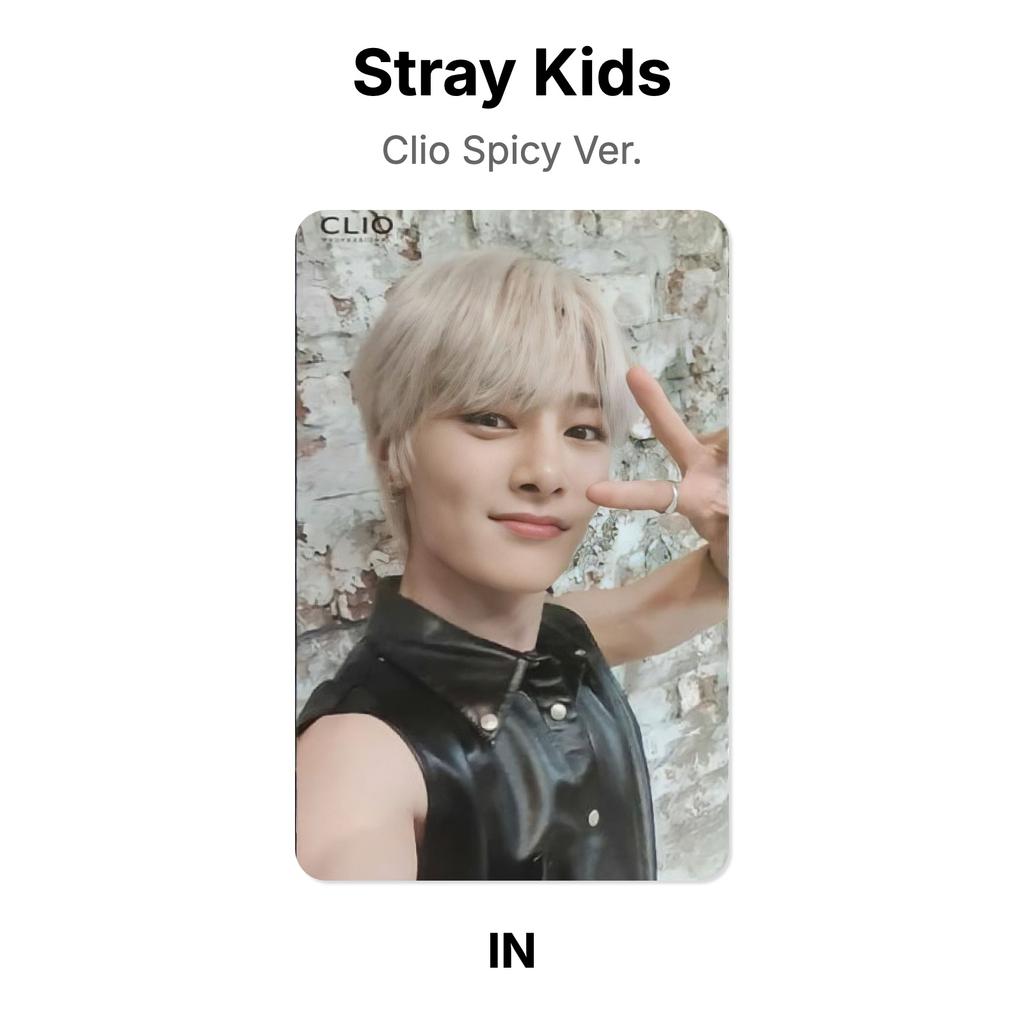 Stray Kids Clio Spicy Ver. Official Photocard