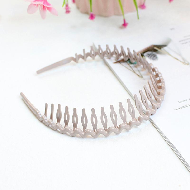 1Pc Headband Convenient Wave Big Comb Simple Hairband Fashion Headdress Hair Hoop Plastic