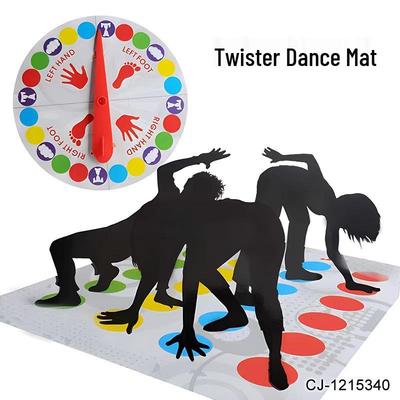 Body Twist Spiel: Spaß für Partys, Familien, Paare und Kinder - Interaktives Balance-Decken-Spielzeug