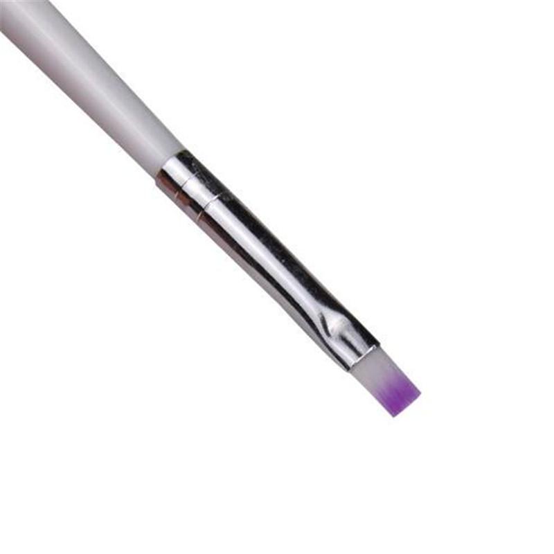 1Pcs DIY Purple Gel Polish Painting Nail Art Sculpture Pen Nail Brush Professional Nail Tool