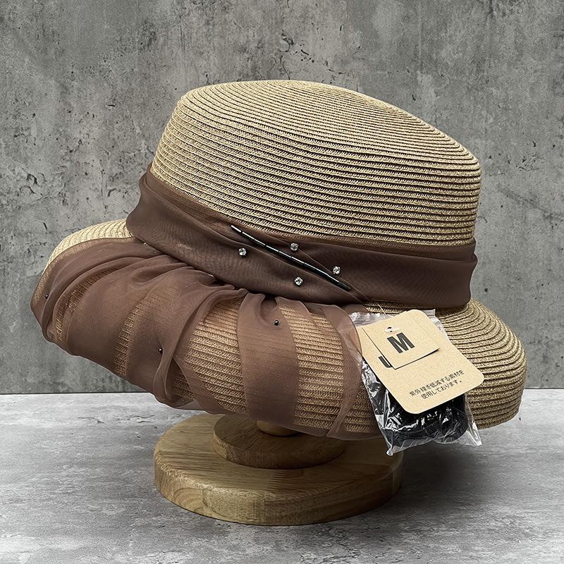 Classic Hat Literary Retro Imitation Linen Breathable Beret Women'S Spring And Summer Thin French Knitted Bud Pumpkin Hat