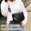 [andoffer] Women's Mini Shoulder Bag, Crescent Moon Design, Half Moon Design, Small Hobo Style, PU Leather, Waterproof, Simple, Crossbody,