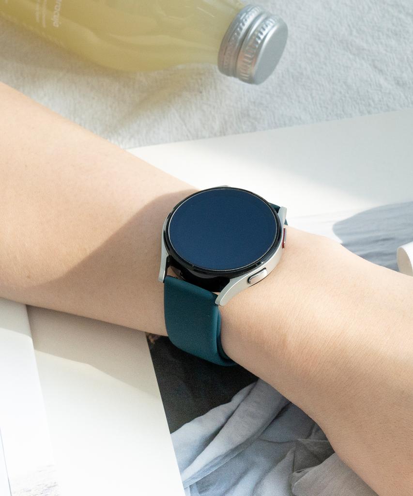 Nuateu [8Color] Galaxy Watch Basic Silicone Strap Band 20/22Mm
