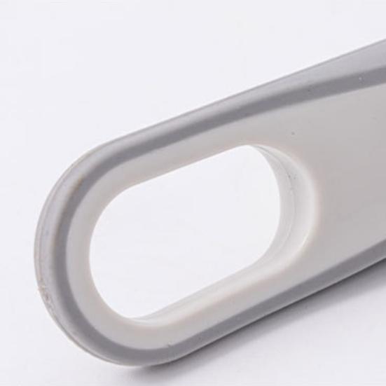 Floor Brush Ergonomic Non-slip Handle Tough Bristles Labor-saving Bathroom Toilet Handled Notch Ground Seam Brush for Hotel