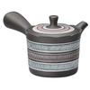 J-kitchens Tokoname-yaki Teapot, Made In Japan, Modern and Stylish, 200cc (Deep Steaming/Poco Mesh)