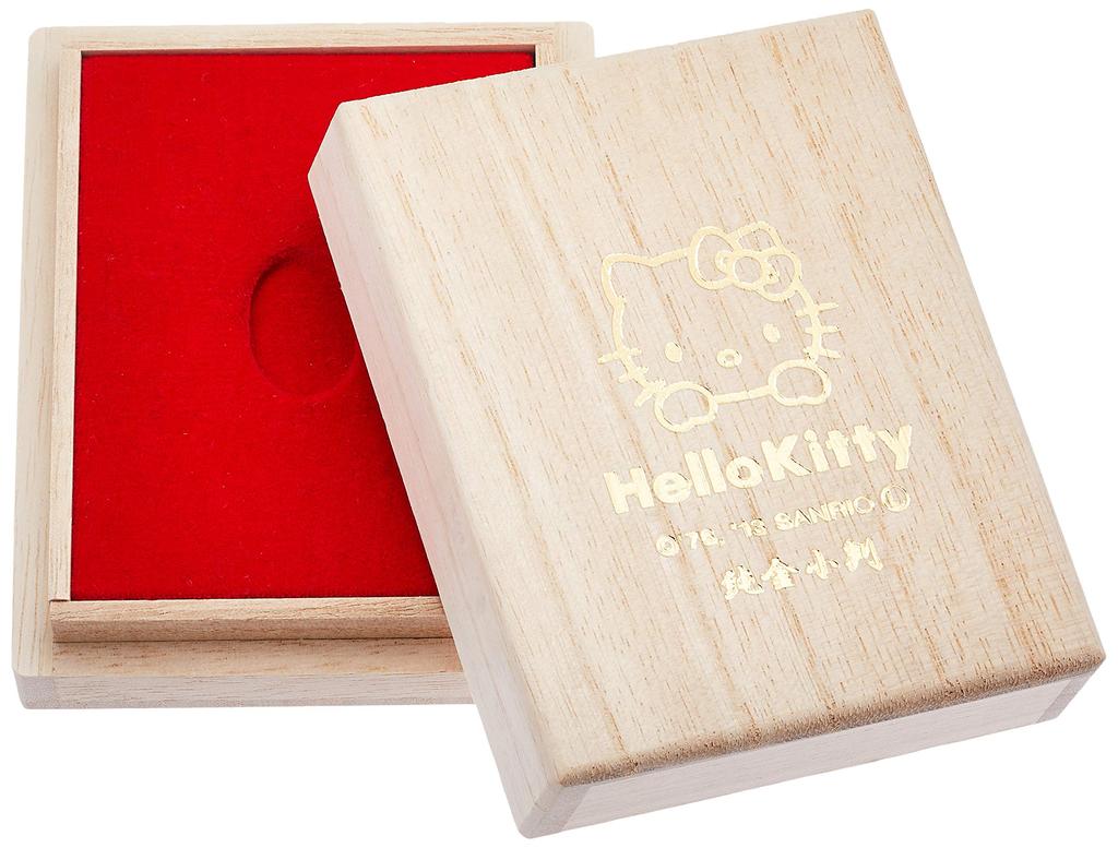 Hello Kitty Pure Gold Oval 24K Gold Oval 3g Good Luck Oval Lucky Cat X JKBKT 103 [Hello Kitty] (22 14mm)