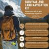 Multifunctional Outdoor Compass Proportional Mapping Ruler Compass Suitable for Hiking Reconnaissance Camping Navigation