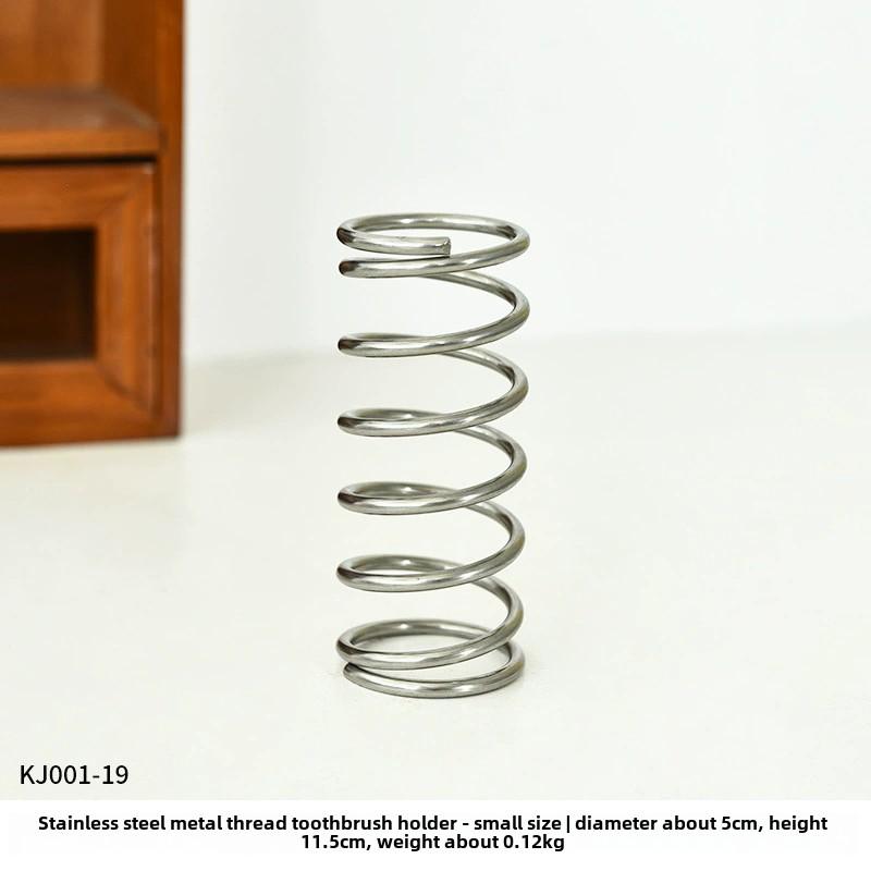 

Тримач для зубної щітки з нержавіючої сталі Металеві аксесуари для ванної кімнати Інструмент для зубної пасти Стійка для зберігання пензлів для макіяжу Прикраса дому
