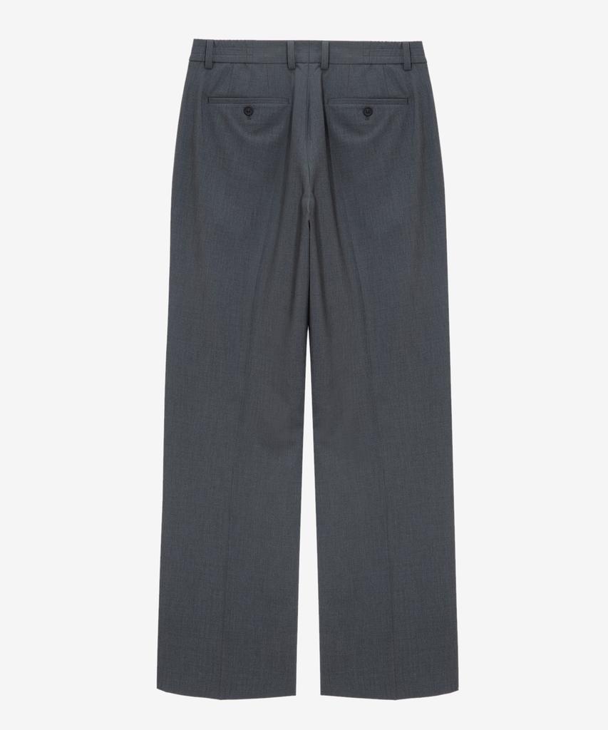 MINDBRIDGE Do Good_Wide Single-Pleat Coolmax Elastic Waist Slacks - 2 Colors