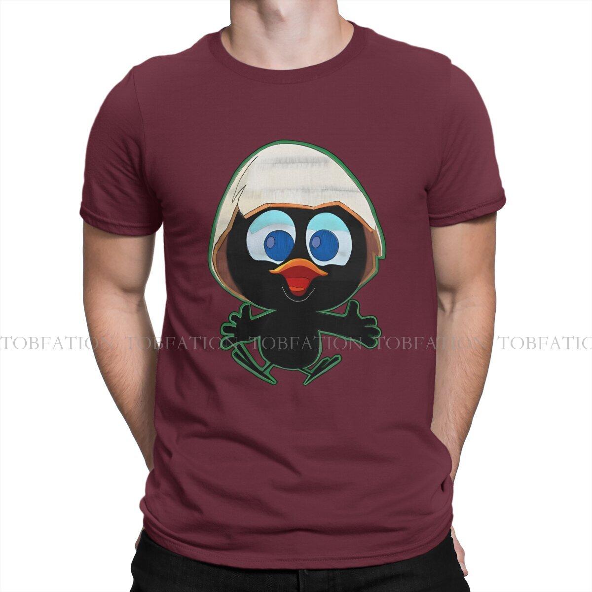 GUOYAN TOP Zijn Echt Te Oneerlijk T-shirt Voor Mannen Calimero Cartoon Animatie Kledingstijl T-shirt 100% Katoen Gedrukt Pluizig Cadeau 4XL