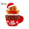 Mini Christmas Figurines 50Pcs Figurines, Santa Snowman Elf Gnome Ornaments, Gingerbread Man Deer Emotional Gift Bag Fillers for Holidays Support