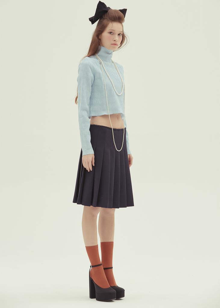 Epeuem9102 Romantic Pleats_Blue