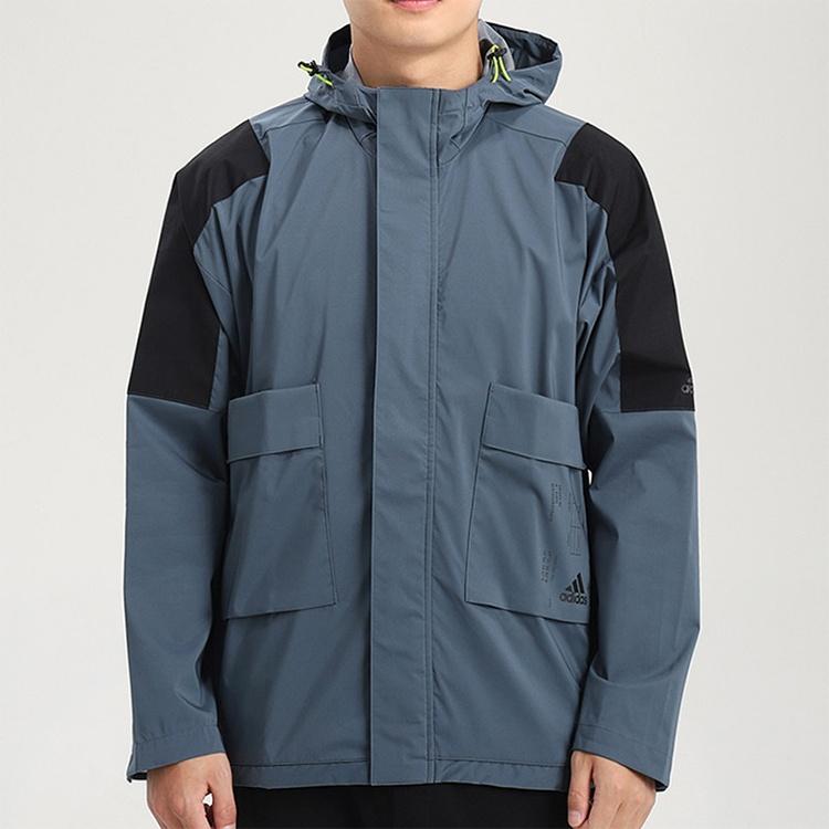 adidas TECH 2L JKT Jacket Men Blue Men's FU6570