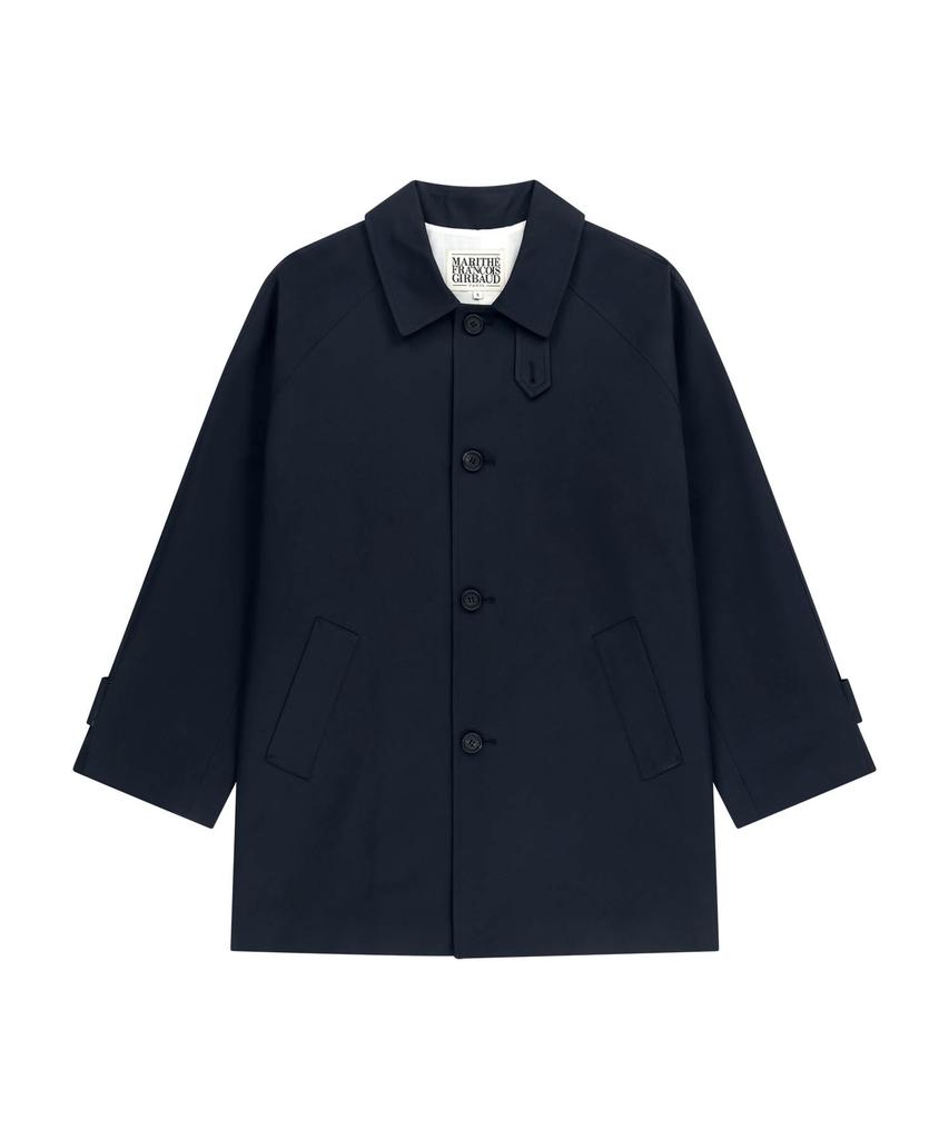 Marith + Franois Girbaud Raglan Half Trench Jacket Navy