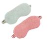 Plush Eye Mask with Elastic Band, Ear-Friendly, Lamb Wool, Solid Color, High-Style Silk Imitation for Napping.