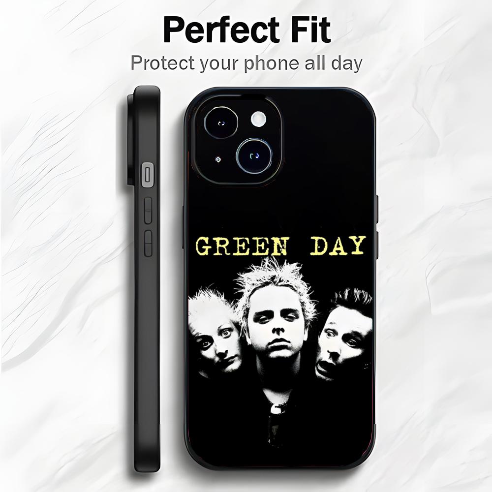 Punk Classic American Band G-Green Day Phone Case Phone Case Soft Packaging Lightweight For iPhone17 16 15 14 13ProMax
