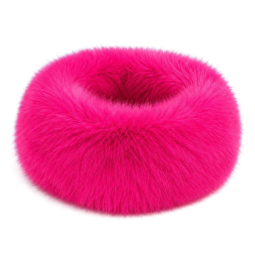 Soft Plush Texture Neck Scarf Solid Neck Wrap New Plush Neck Muffler Winter Accessory