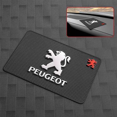 PVC Car W Dashboard Anti Slip Mat Silicone Pad For Peugeot 208 308 206 307 207 3008 407 508 2008 5008 301 406 408 607 4008 Rifter