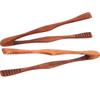 1 pezzo di bambù da cucina pinze da cucina cibo barbecue strumento insalata pancetta bistecca pane torta clip di legno utensile da cucina di casa