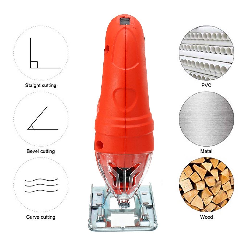 3000rpm 710W + 10 Blades Woodworking Wood Iron Jig Saw Cutter Electric Jigsaw