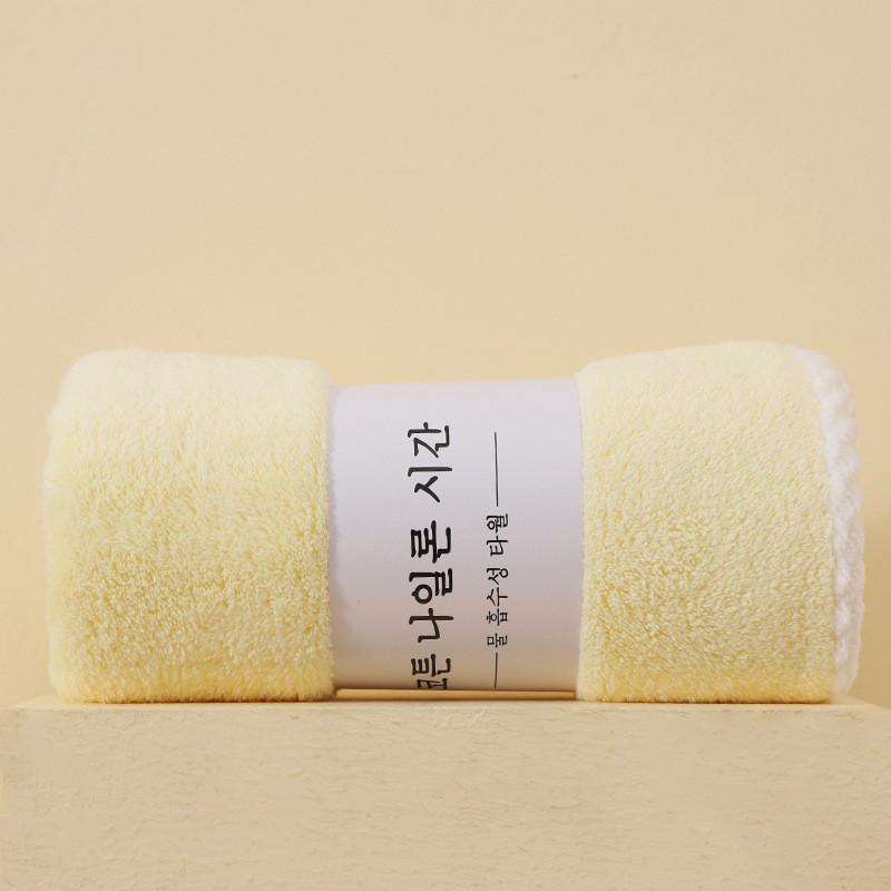 Coral Velvet Towel Absorbent Home Face Cloth With Custom Logo For Gift And Souvenir Use