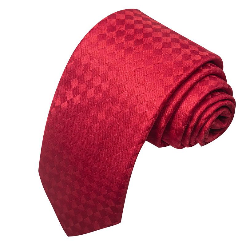 Dress Men'S Tie Fashion 8Cm Tie Casual Business Versatile Polyester Silk Tie
