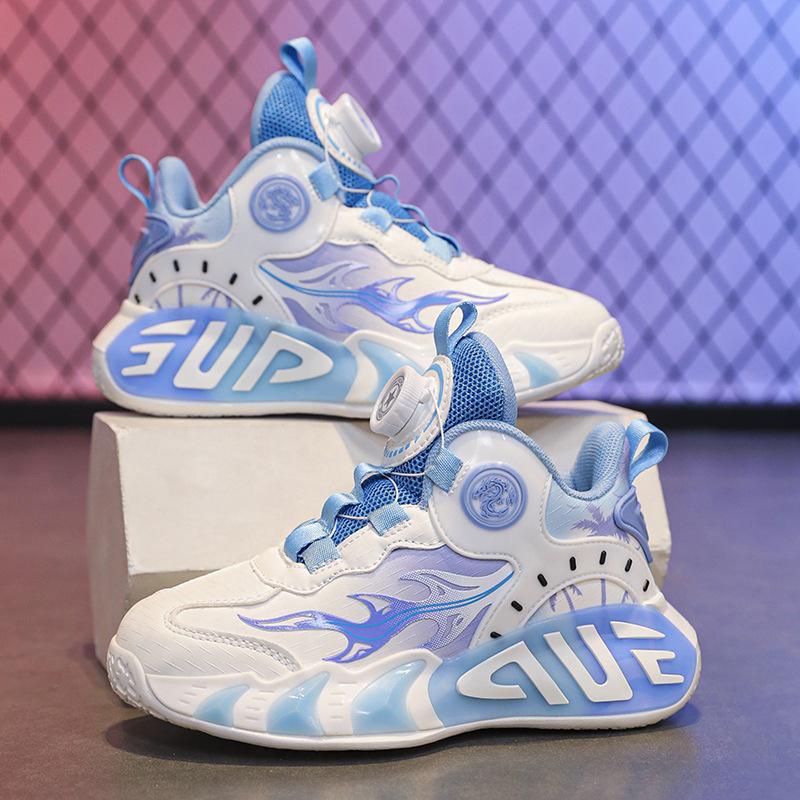 Tênis de Couro Respirável Estilo 2025 para Meninas - Basquete e Corrida