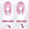 Elysia Cosplay Wig 80cm/110cm Long Pink Mixed Color Wigs Heat Resistant Synthetic Hair Halloween Party Role Play Wigs