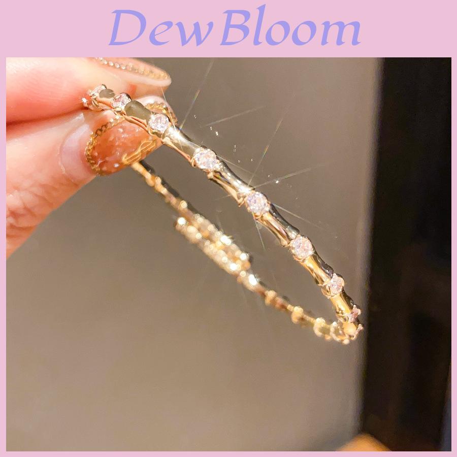 Fashion Geometric Zircon Crystal Gold Plated Bracelet With Elegant Style For Women