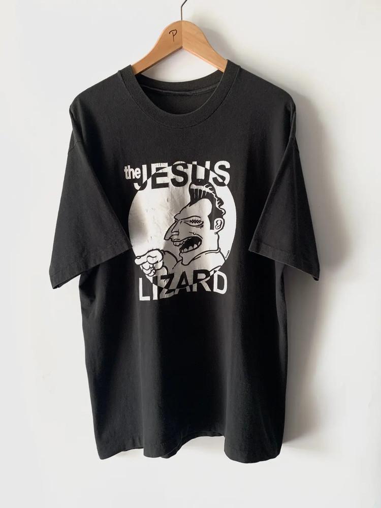 Vtg Rare The Jesus Lizard Band Cotton Black Shirt Unisex Concert S to 5XL BO113 Unisex T-Shirt M