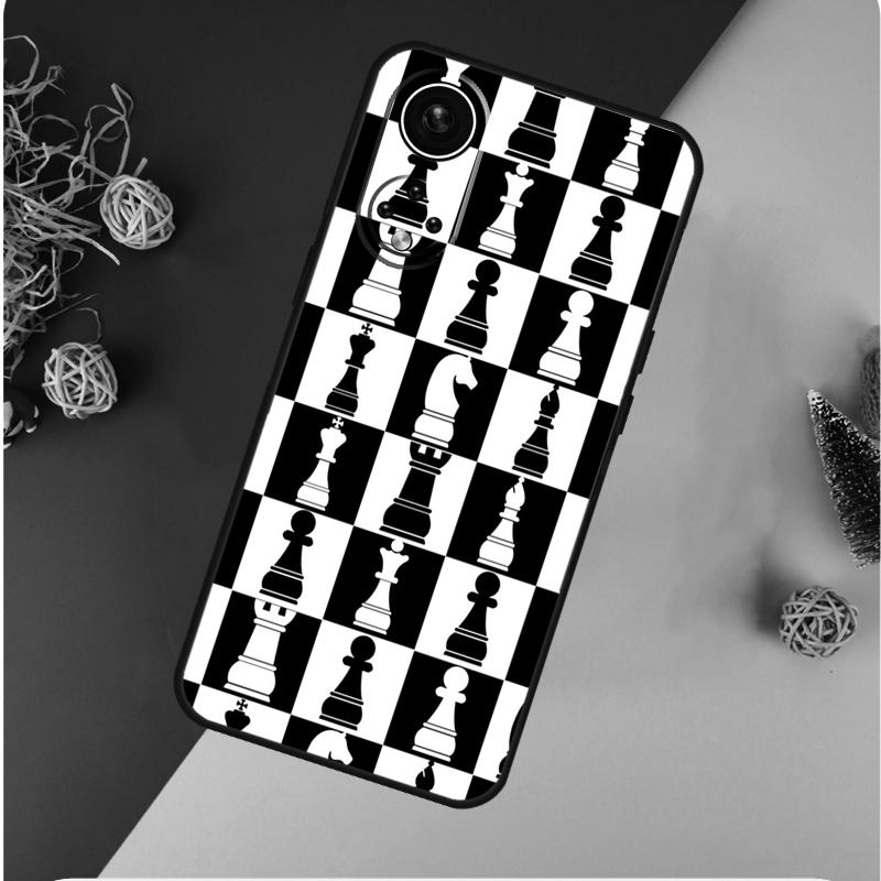 Chess Case For Honor Magic 7 5 6 Pro Honor 200 Pro 50 70 90 Lite X9b X9a X8b X8a X8 X9 X9c Cover