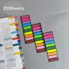 200 Blatt Transparente Haftnotizen Tabs Selbstklebend Kawaii Klare Lesezeichen Notizbücher Seitenmarkierer Schreibwaren